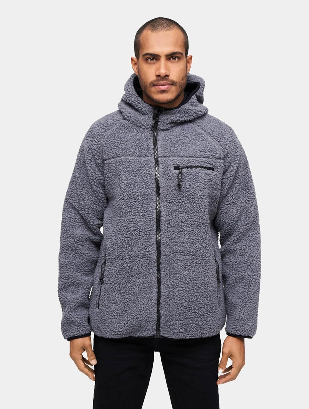 Brandit Teddyfleece Worker Jacket S Anthrazit, S Anthrazit