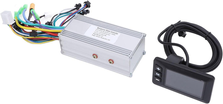 BuyWeek Elektrofahrrad Brushless Motor Controller Kit, 36V 48V 60V 1000W 38A 3 Modus Sinuswelle Cont