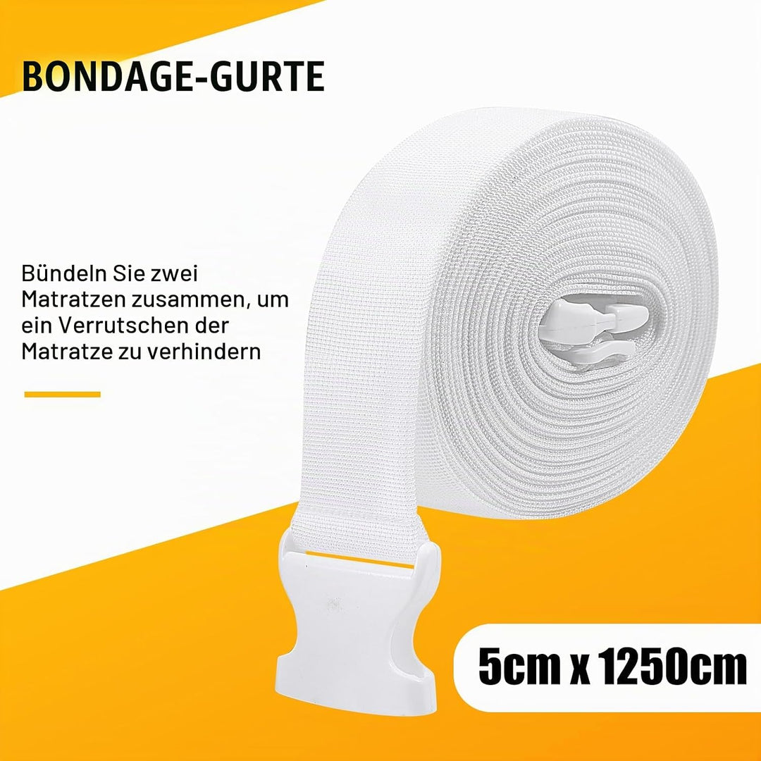 ImnBest Matratzenhalter | Matratzenhalter | Doppelbettbrücke | Bettbrücke | Verbindet Zwei Matratzen
