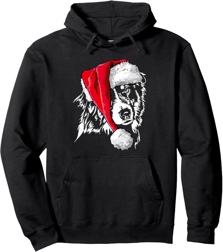Australian Shepherd Aussie Weihnachtsmann Weihnachten Hunde Pullover Hoodie