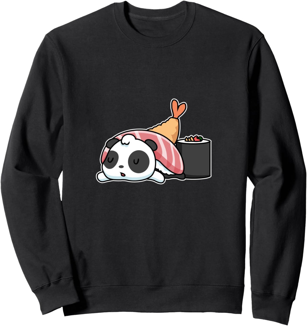 Sushi Anime I Pandabär I Kawaii Sushi Kawaii Panda Sweatshirt