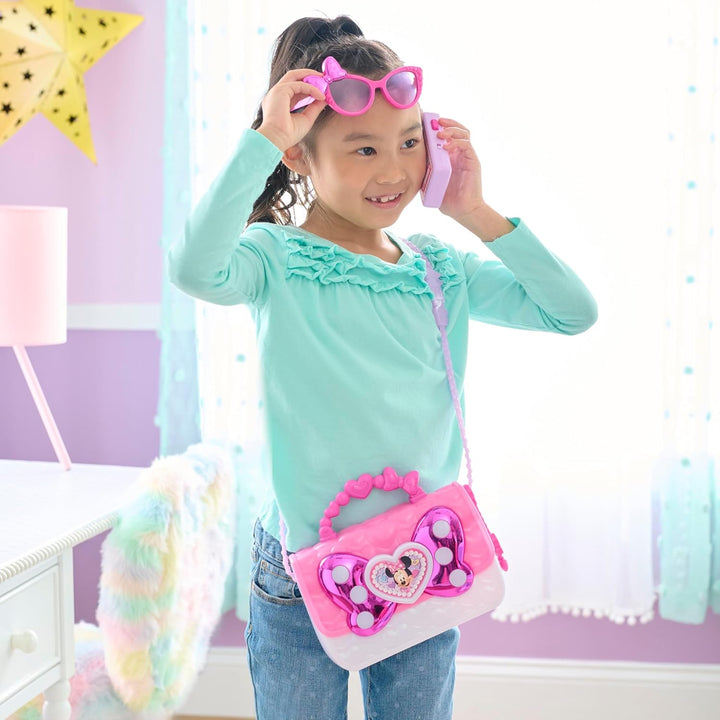 Disney Junior Minnie Mouse Bowfabulous Taschen-Set, 7-teilig, Licht- und Soundeffekte, zum Verkleide