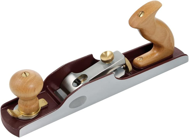 DICTUM® Langer Flachwinkel-Schlichthobel Nr. 62, Hot Dog links, jap. Hobeleisen