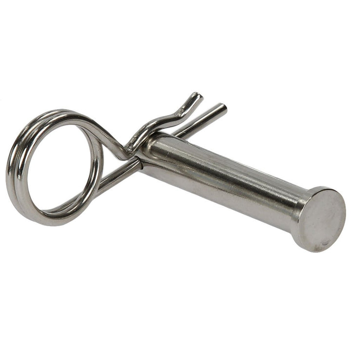 Federstecker doppelt 4,5 x 97 mm - (5 Stück) - Stecker / Splint - aus Edelstahl A4 | BOOTSTEILE BRAU