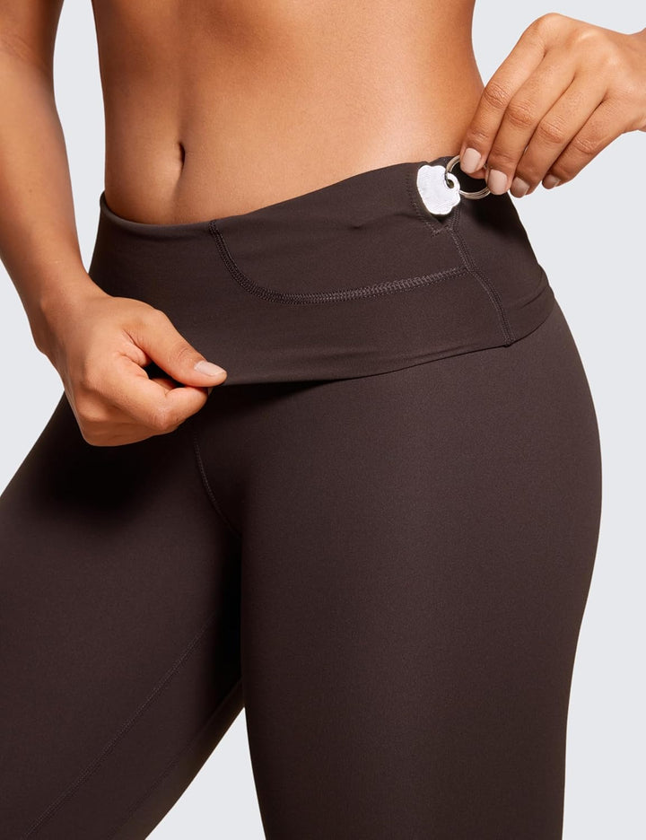 CRZ YOGA Damen Leggings 40 Heisses Fudge-brown, 71cm 40 Heißes Fudge-brown