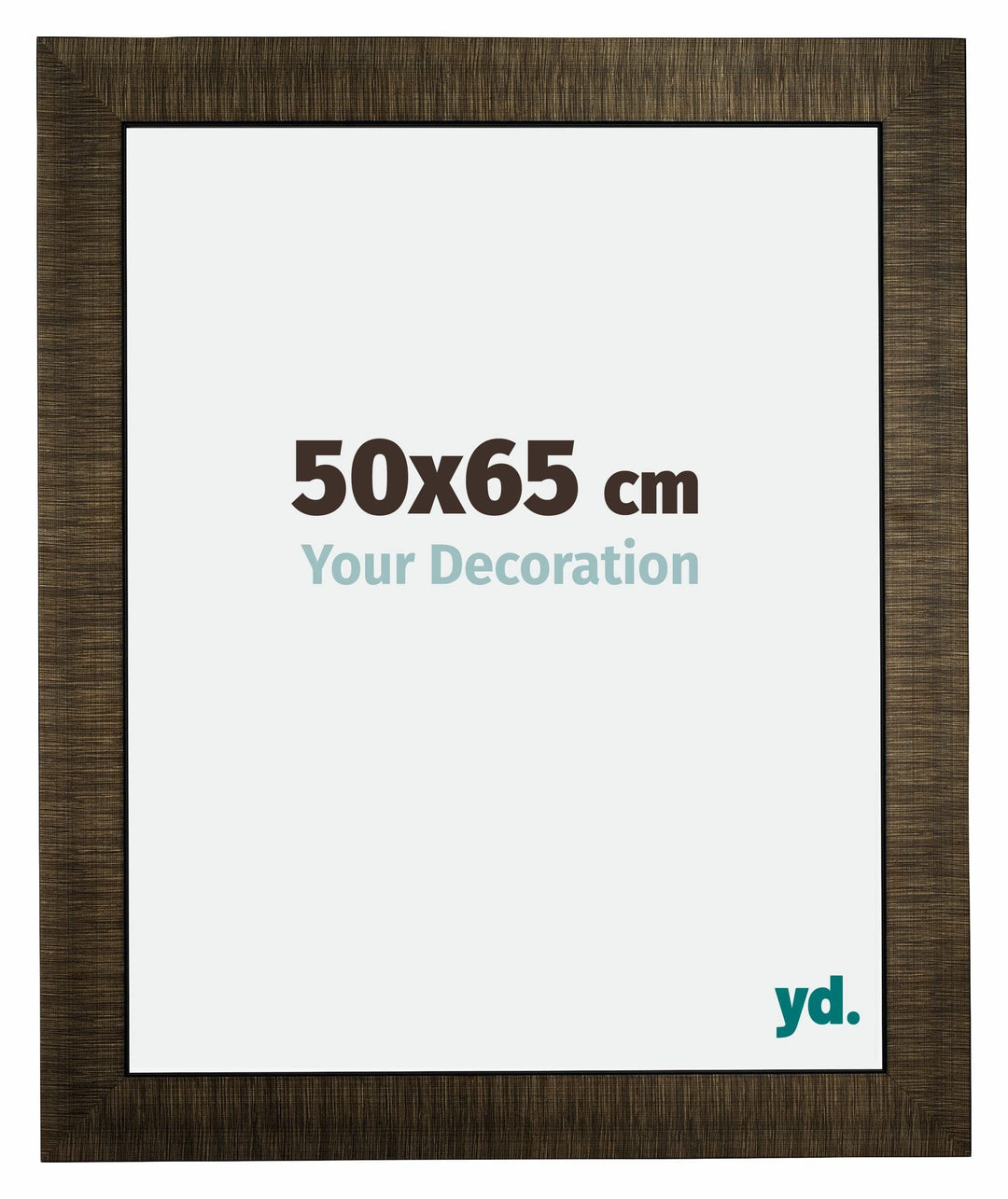 yd. Your Decoration - Bilderrahmen 50x65 cm - Bilderrahmen aus Holz mit Acrylglas - Antireflex - Aus