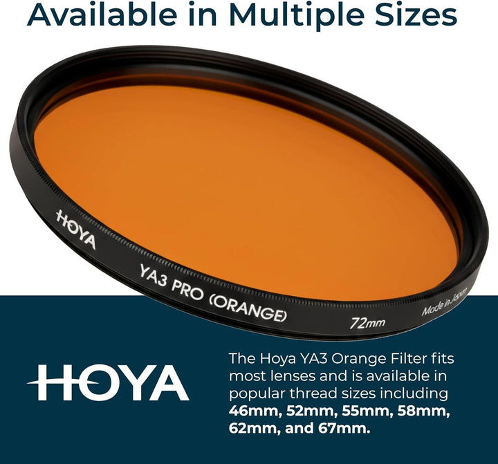 55.0MM YA3 Pro （ORANGE） 55mm Orange YA3, 55mm Orange YA3