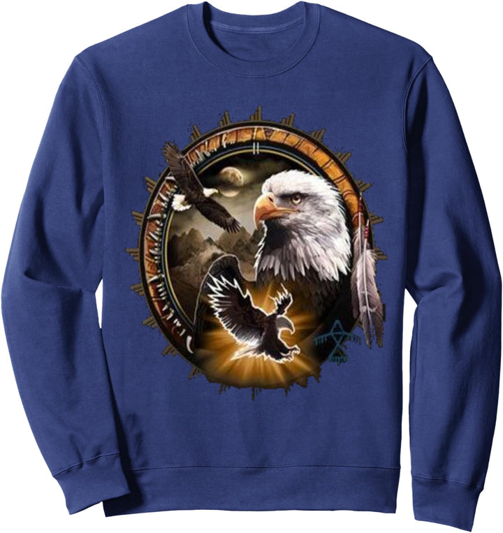 T-Shirt Herren Adler Sweatshirt