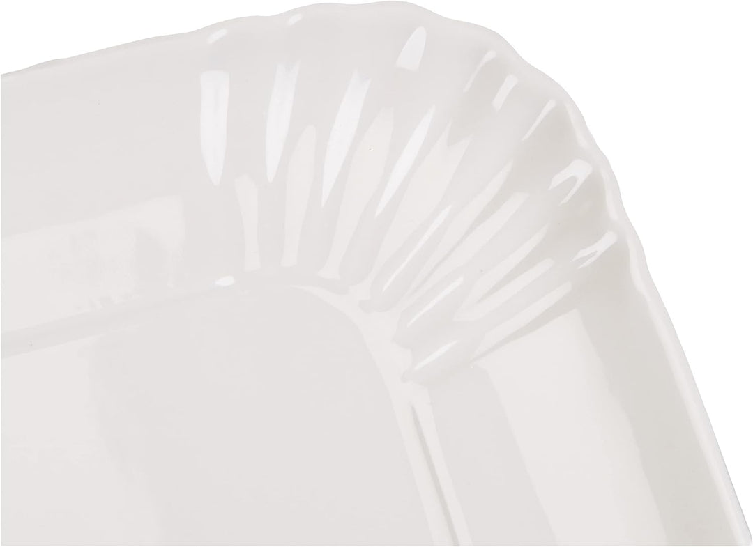 Seletti Vorratsdose Tablett, Porzellan, Weiss, 26 x 34 cm
