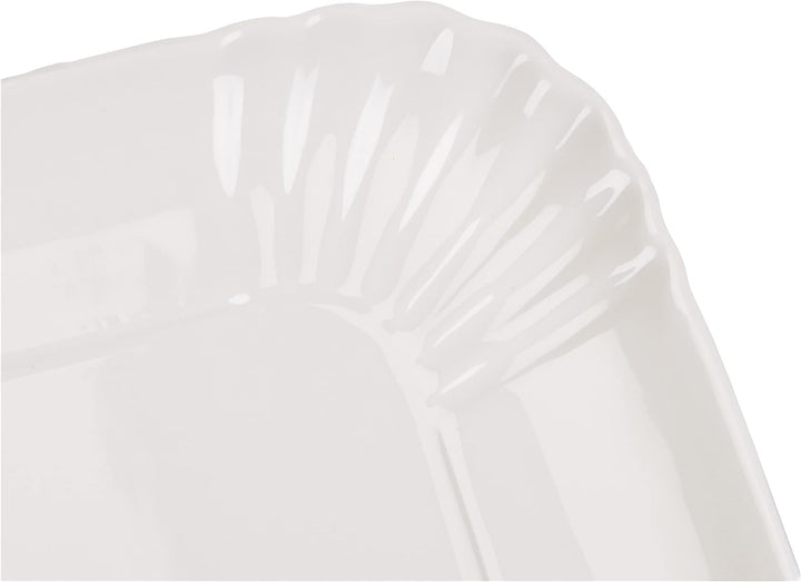 Seletti Vorratsdose Tablett, Porzellan, Weiss, 26 x 34 cm