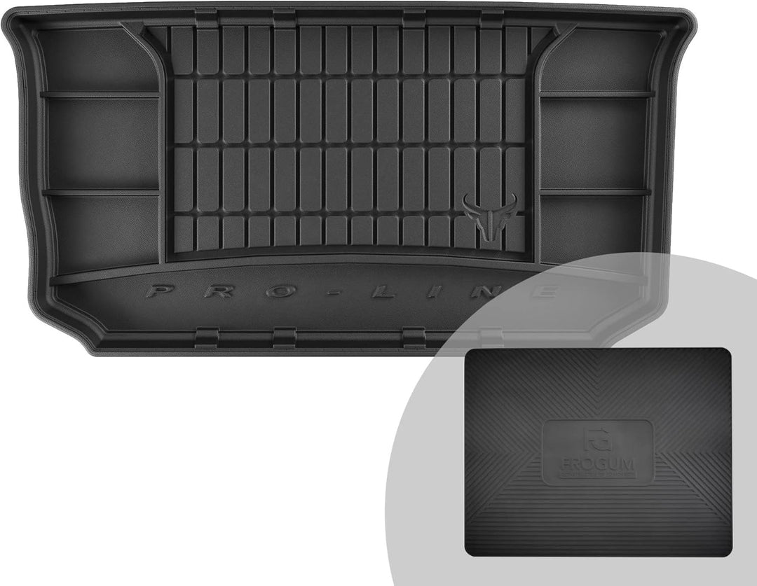 FROGUM ProLine 3D Gummimatte Exklusive Auto Kofferraummatte Kofferraumwanne für Renault Twingo III 2