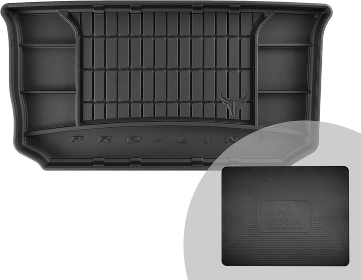 FROGUM ProLine 3D Gummimatte Exklusive Auto Kofferraummatte Kofferraumwanne für Renault Twingo III 2