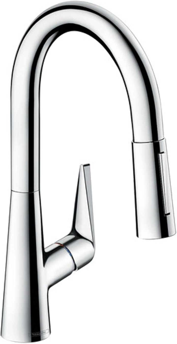 hansgrohe Talis S Einhebel-Küchenarmatur (Komfort-Höhe 160 mm, mit Ausziehbrause und Schlauchbox) Ch