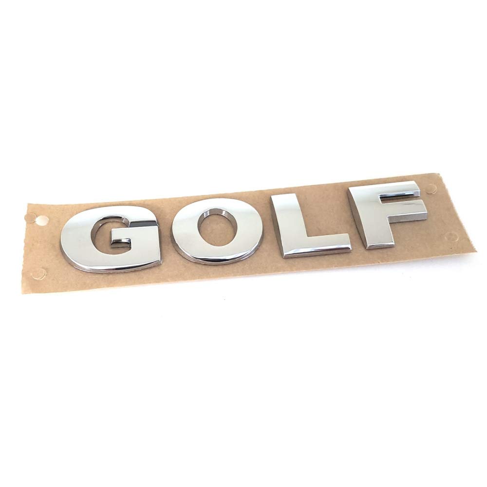 Volkswagen 1K6853687739 Schriftzug Golf Emblem Logo Aufkleber Chrom glänzend