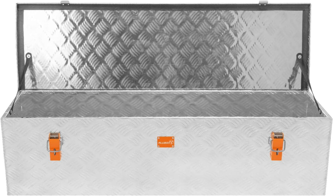 Alubox Werkzeugkiste Riffelblech ABX-RL120 Aluminium 1,5mm Werkzeugkiste leicht und robust 86 Liter