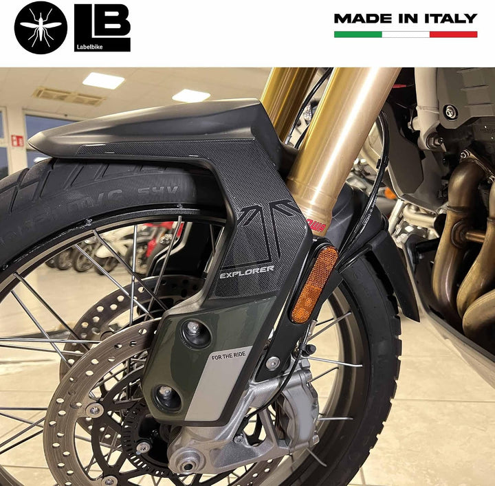 labelbike - 3D Harz Aufkleber Motorrad Schutzbleche kompatibel mit Triumph Tiger 1200 Rally Explorer