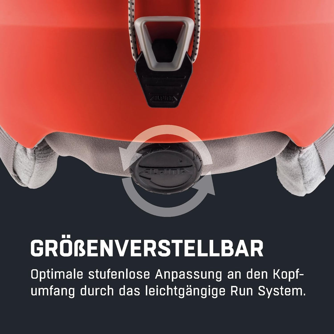 ALPINA GRAND JR - Sicherer, Leichter, Stossabsorbierender & Individuell Anpassbarer Skihelm Für Kind