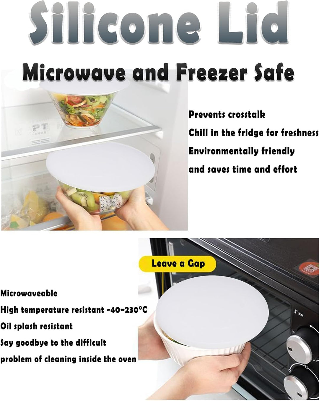 6 Quart Silikondeckel für Slow Cooker Schnellkochtop, Silikon-Topfabdeckung Wiederverwendbare Mikrow