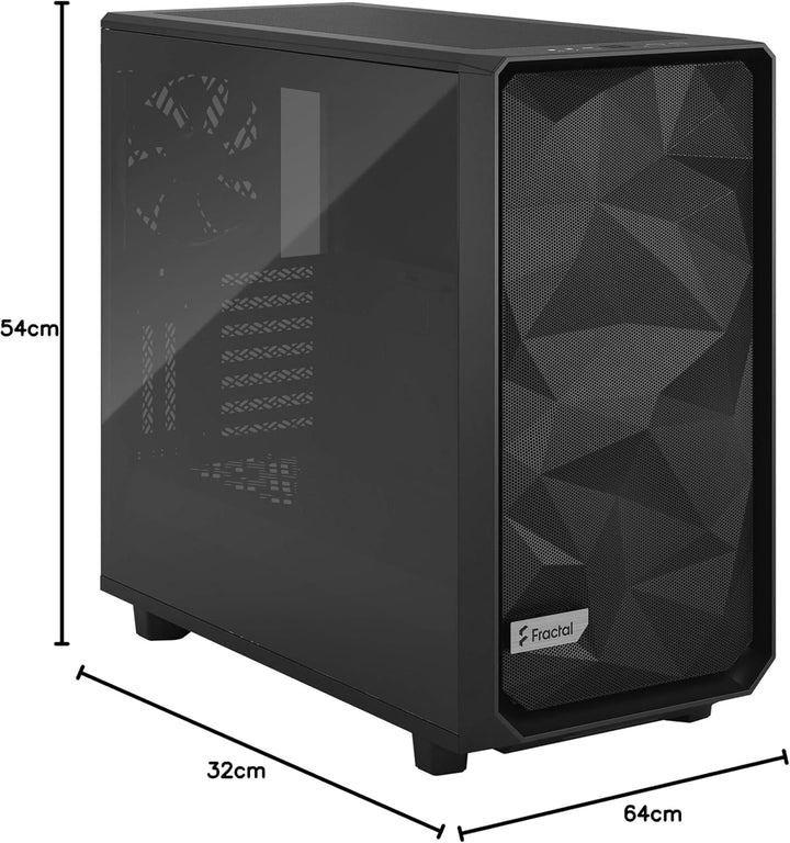 Fractal Design FRACTAL DESIGN Meshify 2 Black TG Light Tint, FD-C-MES2A-03, Black TG Light Tint