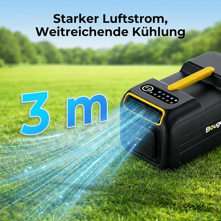 BougeRV 2026 PC35 Mobile Klimaanlage, 3500 BTU Tragbare Klimaanlage, 5 in 1 Klimagerät mit App, Komp
