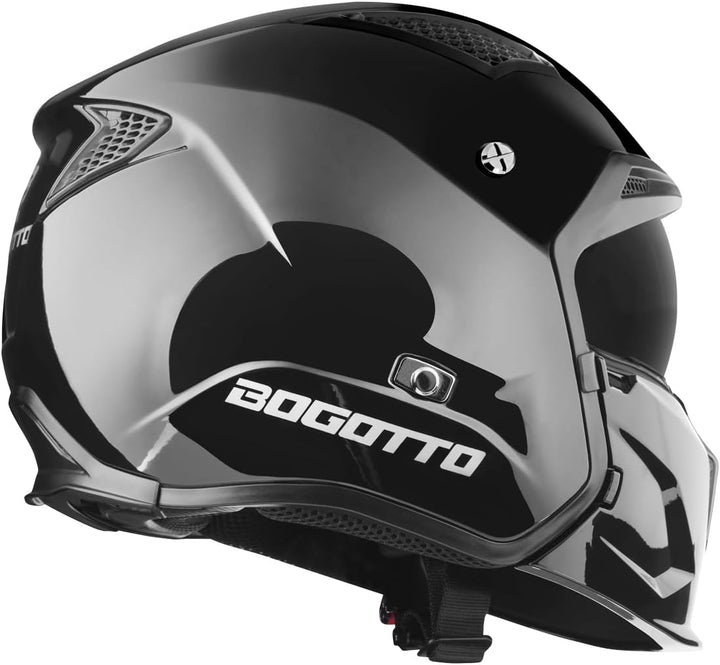 Bogotto Radic Helm (Black,XS) XS Schwarz, XS Schwarz