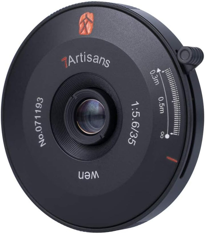 7artisans 35 mm f5.6 Vollformat-Objektiv, manueller Fokus, kompatibel mit Leica M-Mount für Leica M,