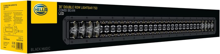 HELLA 1GJ 358 197-411 LED-Arbeitsscheinwerfer - Black Magic Double Row Lightbar 30" - 12/24V - doppe