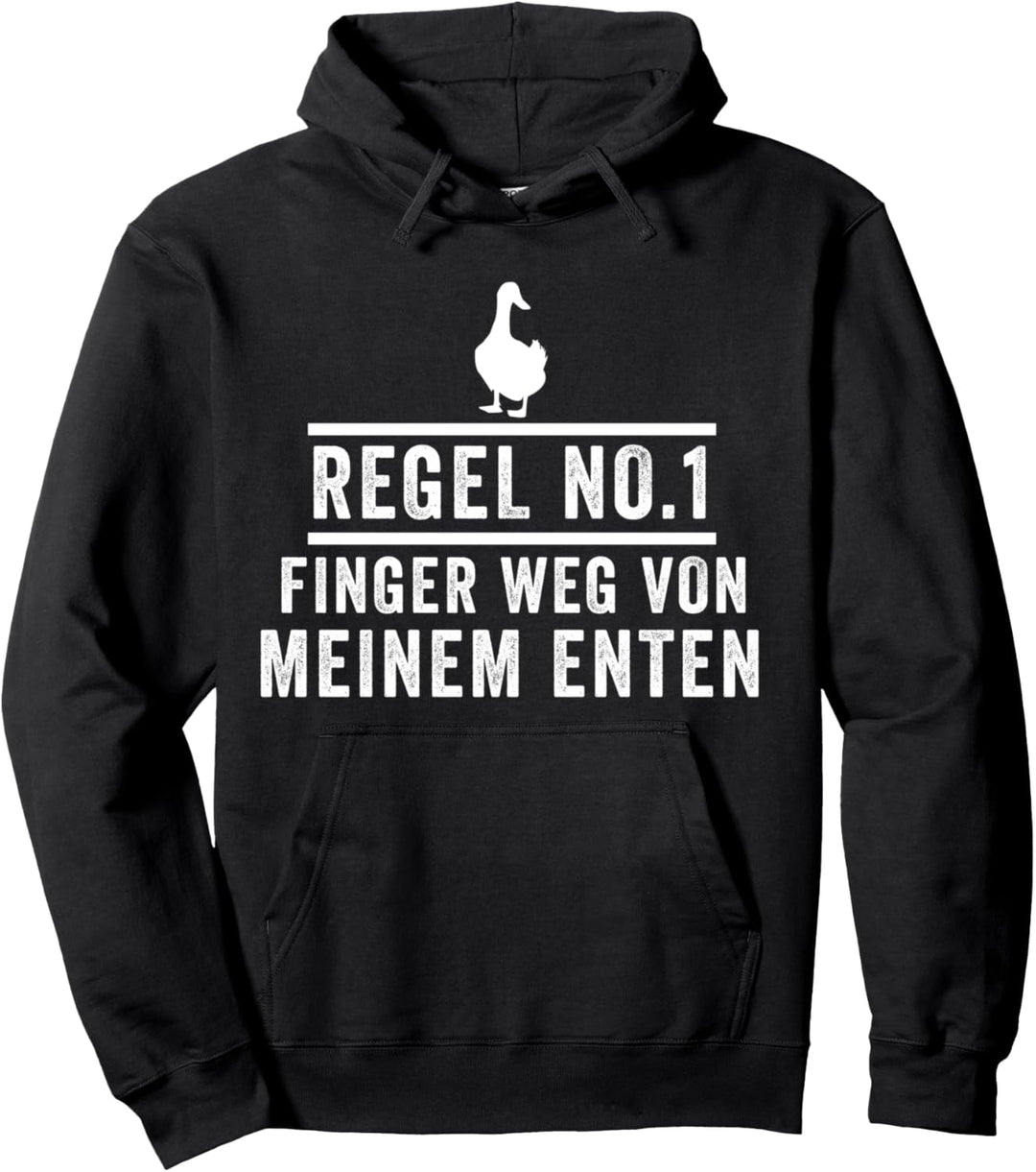 Ente Vogel Ententeich Entenbesitzer Lustige Sprüche Pullover Hoodie