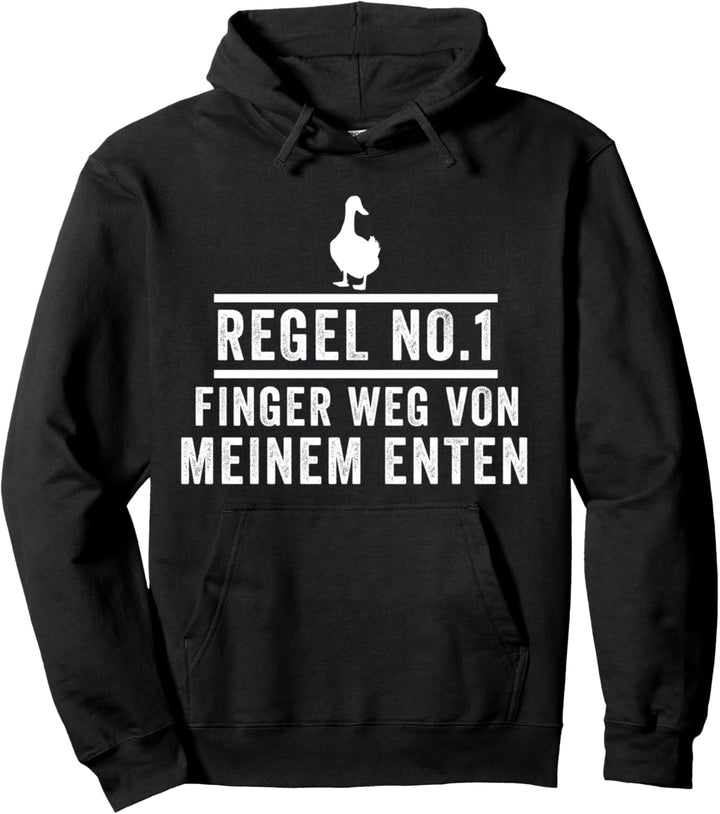 Ente Vogel Ententeich Entenbesitzer Lustige Sprüche Pullover Hoodie