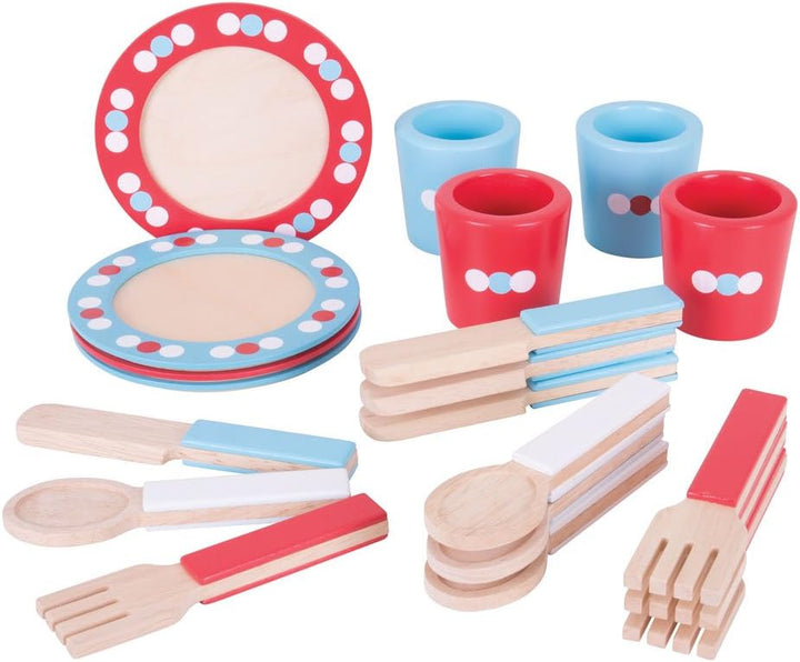 Bigjigs Toys Tafelservice (20 teilig)