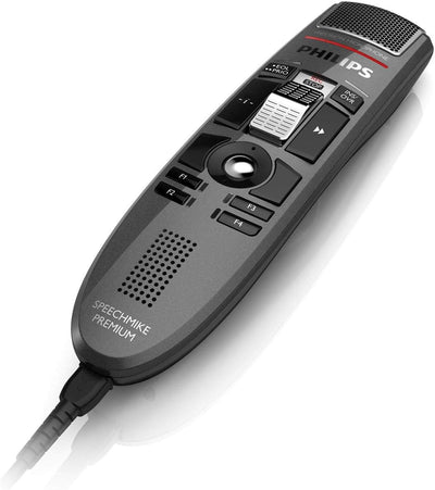 Philips LFH3510 SpeechMike Premium USB-Diktiermikrofon Präzisionsmikrofon 4-Positions-Schiebeschalte