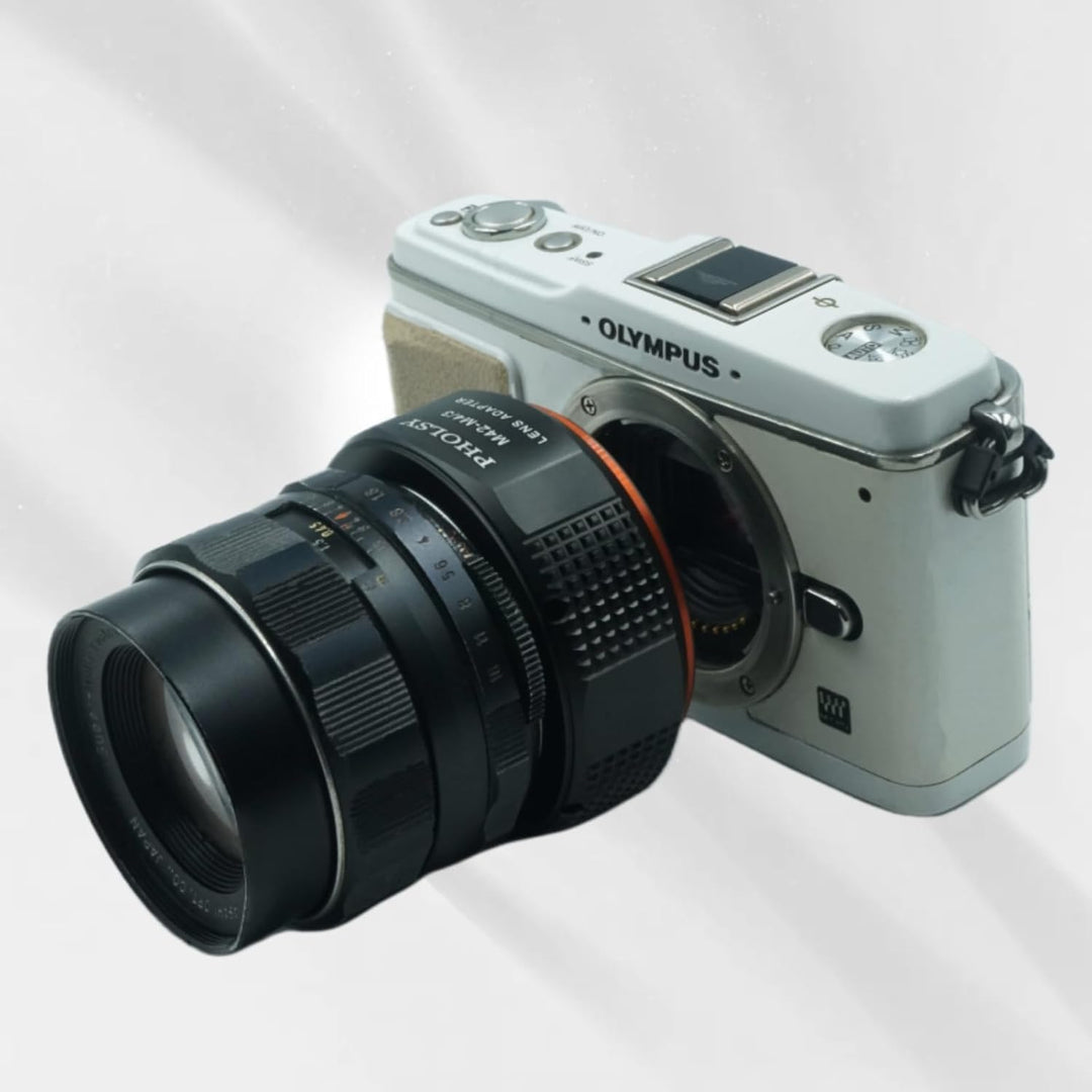 PHOLSY Konverter M42 auf MFT Kameras Objektivadapter für M42 42mm Schraubmontage-Objektiv auf M4/3 M