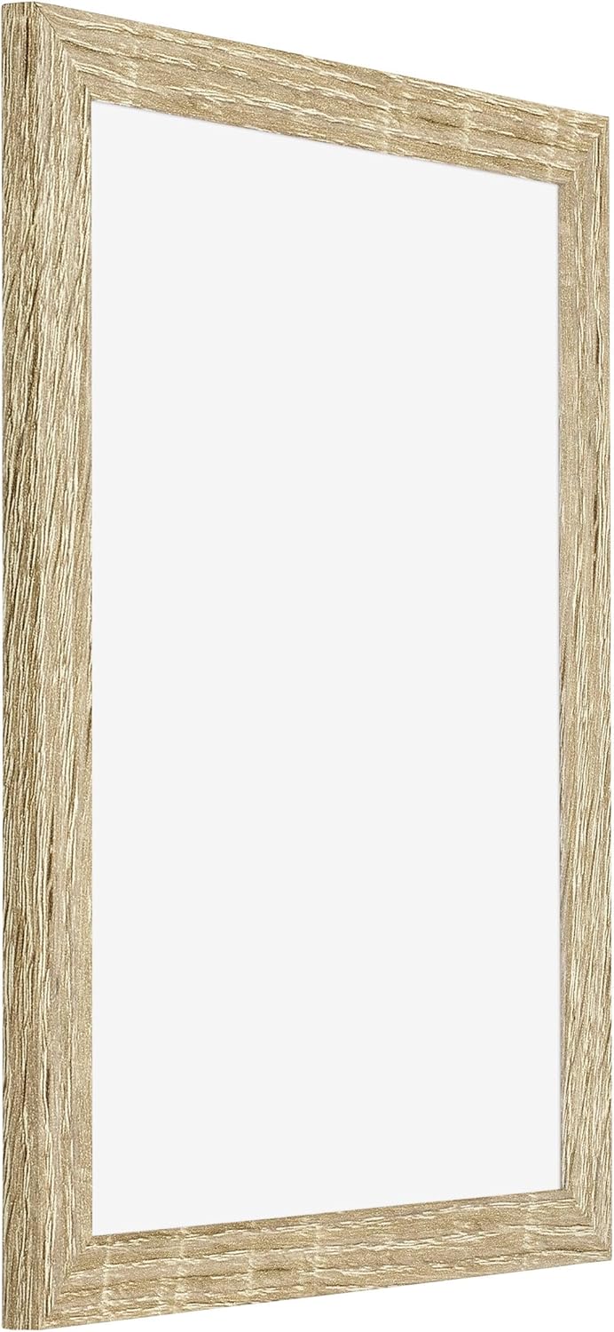 yd. Your Decoration - Bilderrahmen 75x100 cm - Sonoma Eiche - Bilderrahmen aus MDF mit Acrylglas - A
