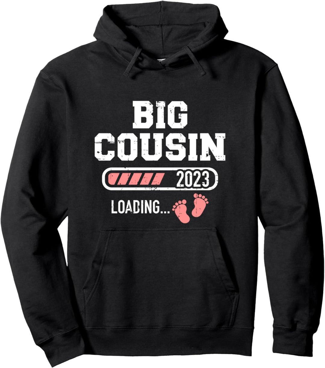 Big Cousin loading 2023 für Schwangerschaft Ankündigung Pullover Hoodie