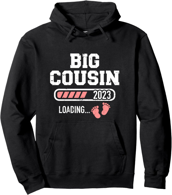 Big Cousin loading 2023 für Schwangerschaft Ankündigung Pullover Hoodie