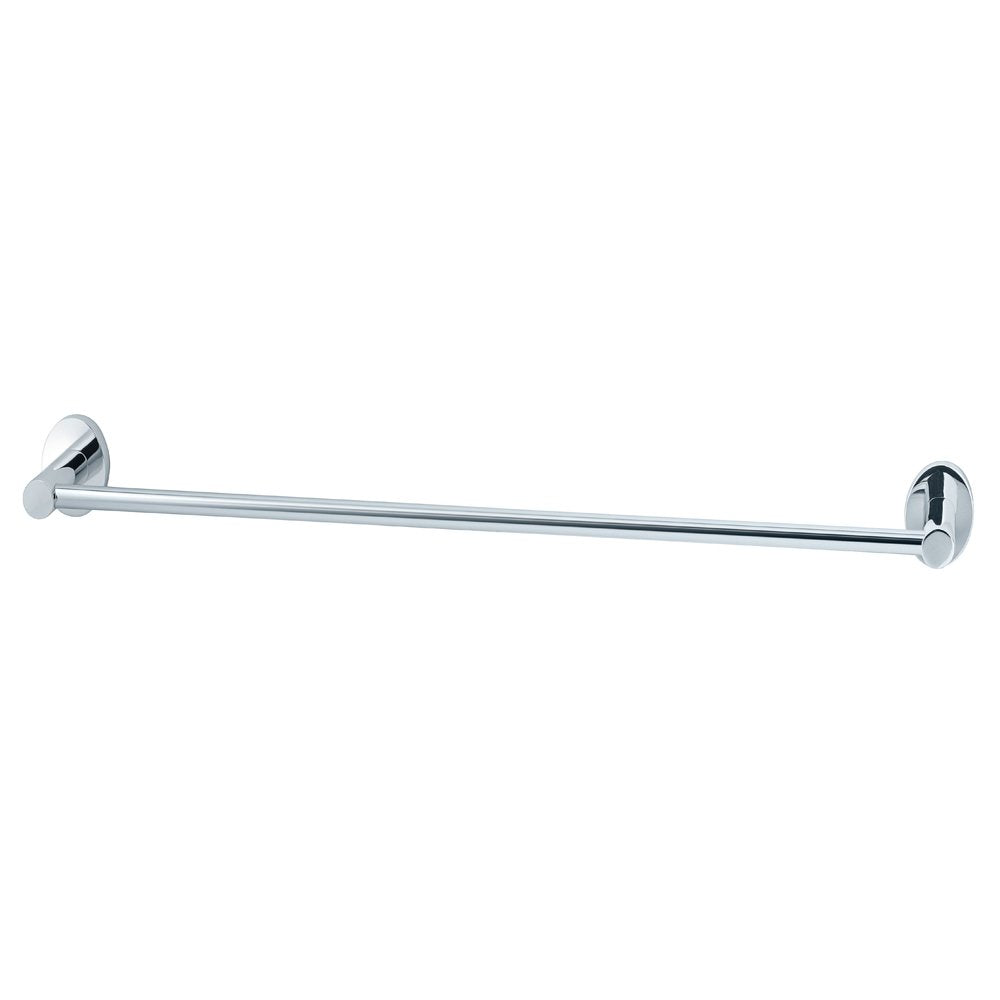 Fackelmann Handtuchreling Taris, verchromter Handtuchhalter, Handtuchstange (Farbe: Silber), Menge: