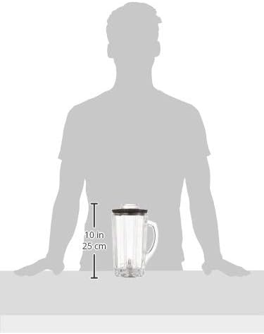 Waring 33003 Glasbehälter mit Klinge und Deckel, 1,25 Liter Fassungsvermögen CAC34, CAC34