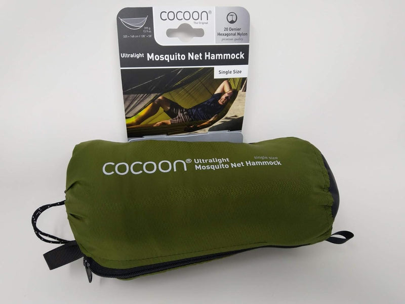 Cocoon Ultralight Mosquito Net Hammock Olive Green/Black