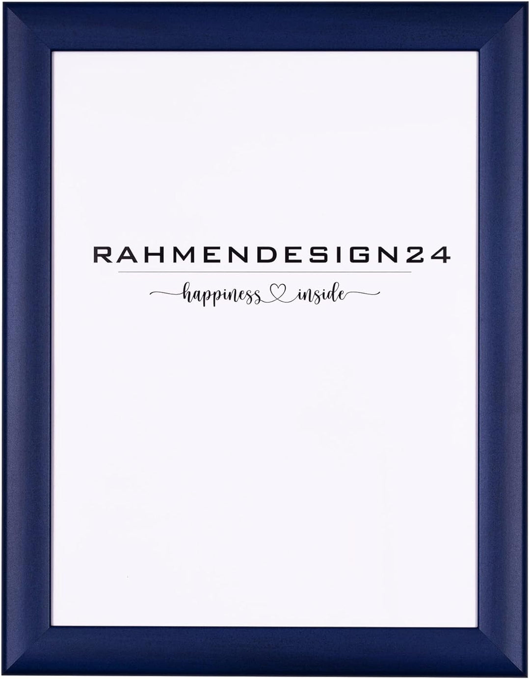 Rahmendesign24 Bilderrahmen Fiona 40x60 (POSTERFORMAT) Dunkelblau Fotorahmen, Wechselrahmen, Posterr