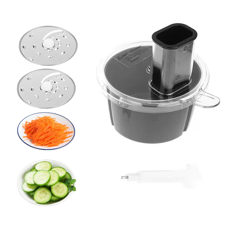 Gemüseschneider für Thermomix TM5 TM6, Gemüseschneider mit 2 Edelstahlklingen, Küchenzubehör, Gemüse
