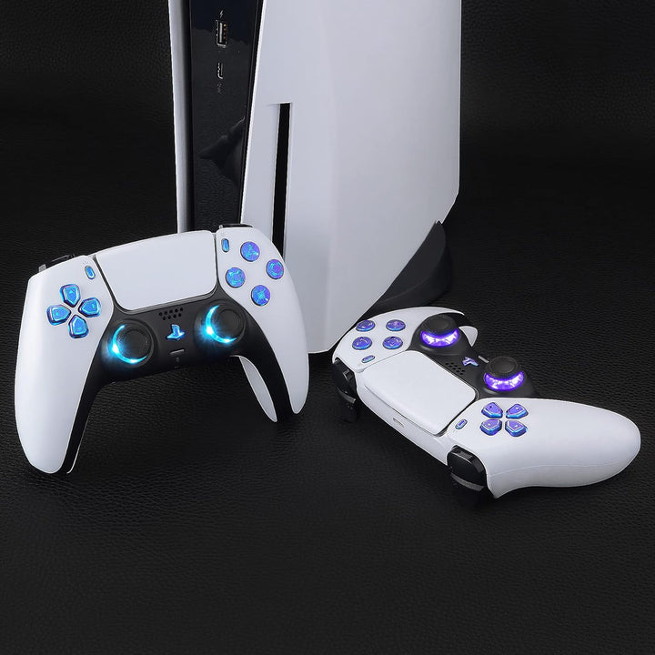 eXtremeRate DTF V3 LED Kit für ps5 Controller Ersatz Leuchttaste D-Pad Thumbsticks SHARE-/PS-Taste R