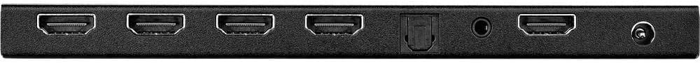 SpeaKa Professional 4 Port HDMI-Splitter mit eingebautem Konverter 4096 x 2160 Pixel Schwarz
