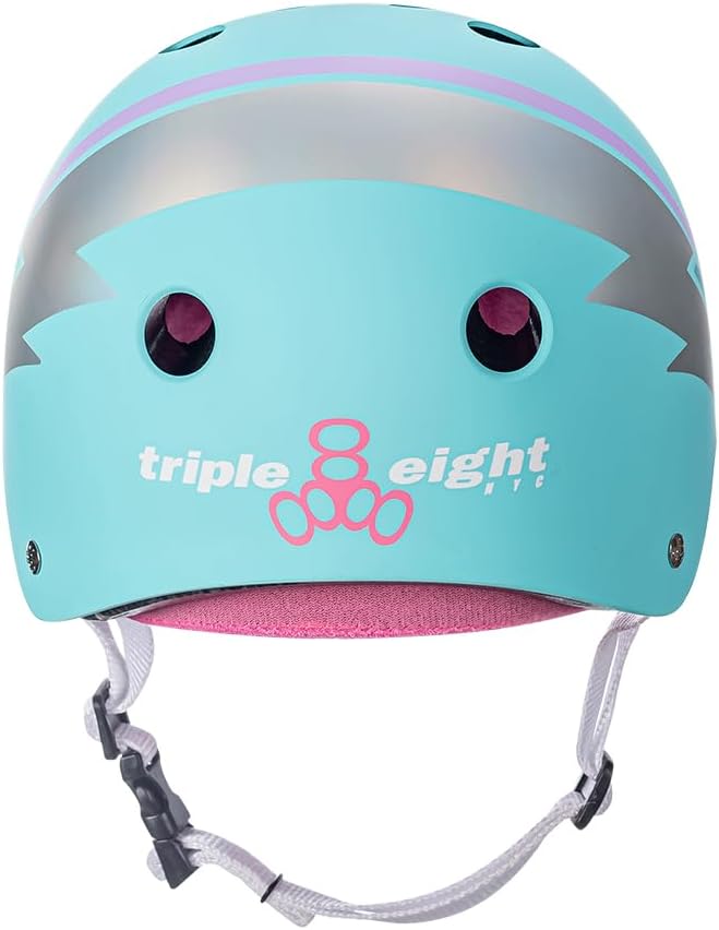 Triple Eight Herren Triple 8 Skate-und Skateboard-Helme XS-S Blaues Hologramm, XS-S Blaues Hologramm
