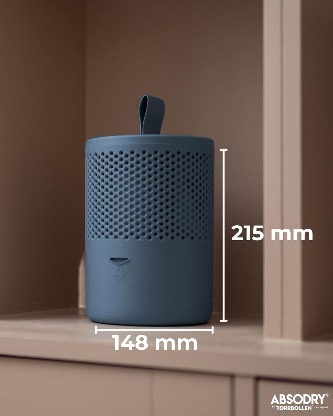 ABSODRY duo family Luftentfeuchter für 25m2 Entfeuchter 600 g Granulat-Beutel, 1000 ml leise ohne St