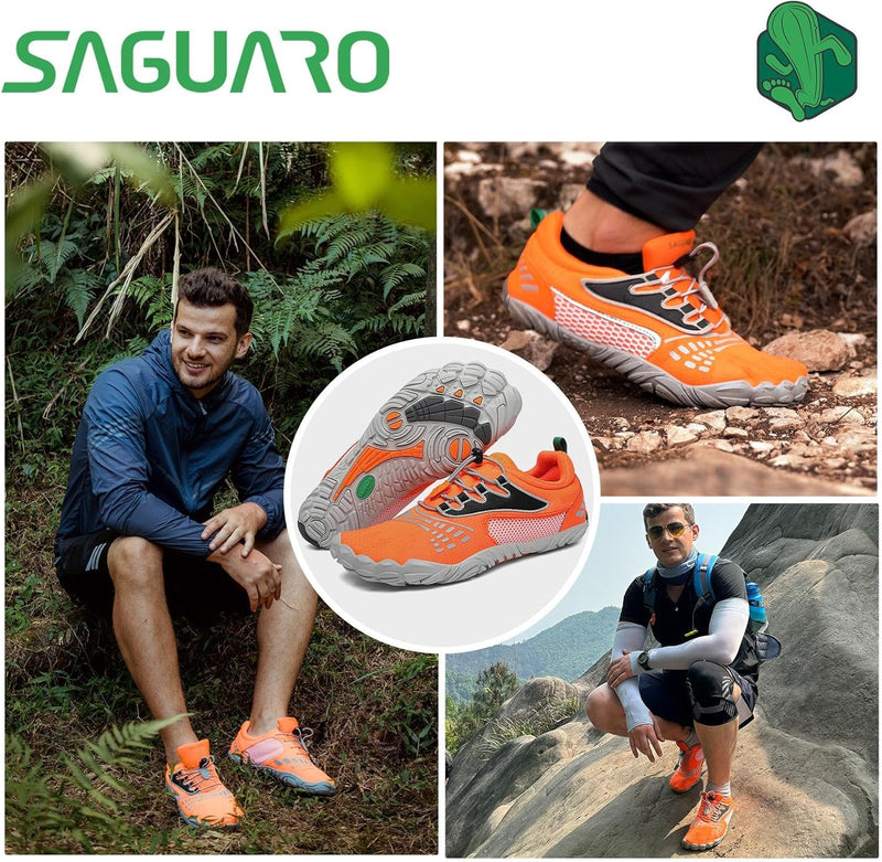 SAGUARO Unisex Barfussschuhe Traillaufschuhe Schnell Trocknend Wassersportschuhe, Gr. 36-47 36 EU Ka