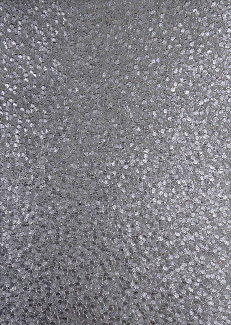Netuno 50 Blatt Perlmutt-Graphit Dekorpapier, geprägt- Schuppenmuster, 180x250mm, Prägekarton, Struk