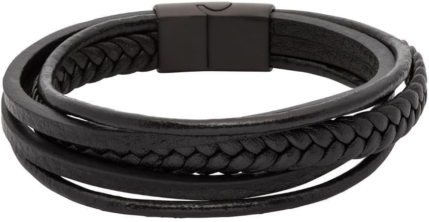 Unique Sports Schwarzes Lederarmband