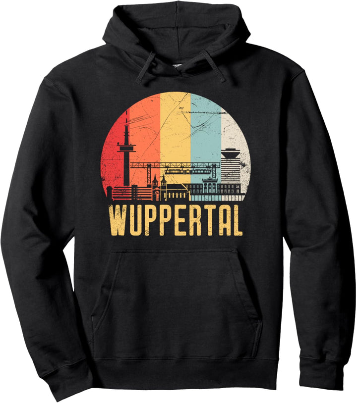 Wuppertal I 80er Retro Souvenir I Vintage Design Pullover Hoodie