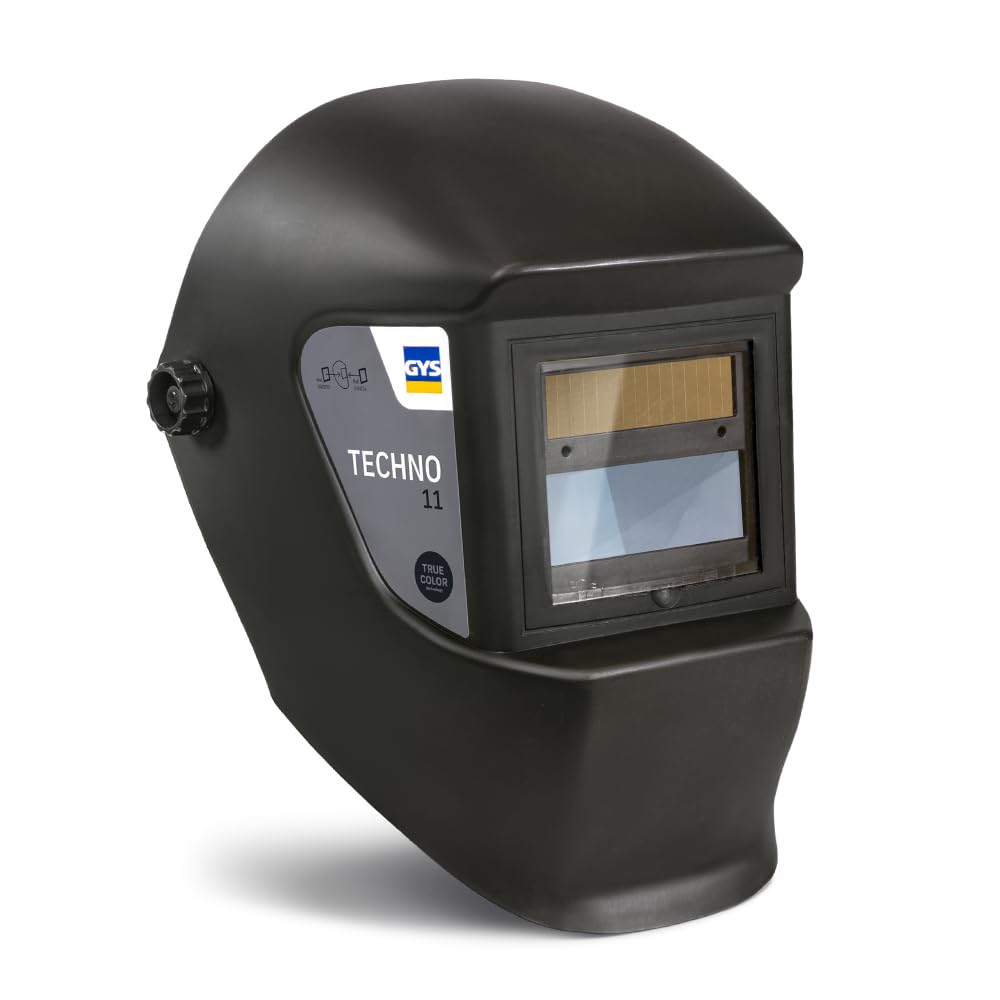 GYS Schweisshelm LCD Techno 11 True Color 064997 Schweisserschutzhelm Schwarz