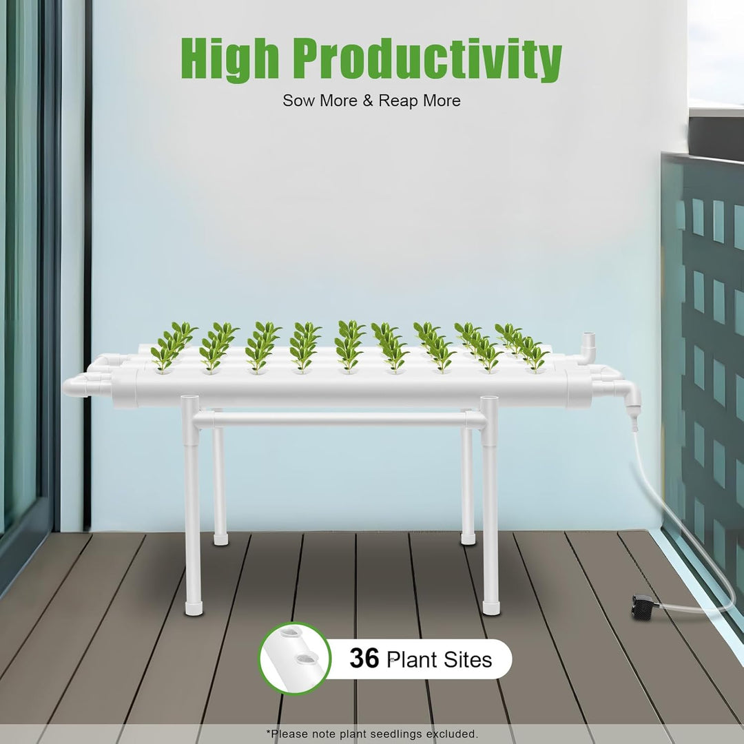Hydroponic System, Hydroponic Grow Kit, NFT Hydroponic Kit, PVC-U Hydroponic System, Vertikales Gart